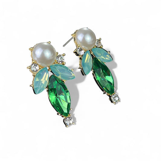 Arete Perla Verde